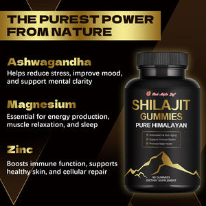 Caramelle Gommose di Shilajit con Ashwagandha e Magnesio |   Estratto di Shilajit e Ashwagandha per Supporto Energetico e Vitalità |   60 caramelle gommose - Product Image 4