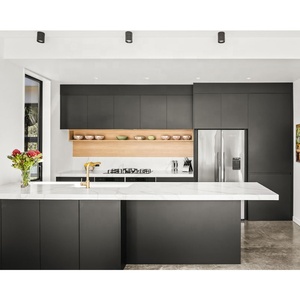 عالي اللمعة ورنيش اللوحة الحديثة خزائن المطبخ الاقتصادي Kitchenette جميع في واحد - Product Image 5