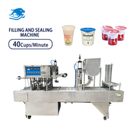 Machine automatique pneumatique de cachetage de tasse et de bouteille en plastique de haute précision de Guangzhou avec l'application de boisson