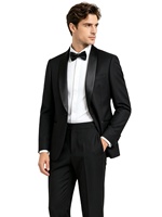 Costume de smoking sur mesure en satin pour homme, revers châle, coupe ajustée, pour mariage et dîner formel, vente en gros, fabricant ODM