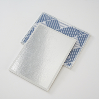 Plafonds en Plâtre Revêtus de PVC Imperméables et Anti-Humidité de Dernier Design Moderne 7-9mm avec Fonction d'Absorption Acoustique
