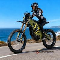 Moto tout-terrain électrique Sur Ron Light Bee X 72V 10000W sans balais, 45 kg, vitesse maximale de 75 km/h, autonomie de 100 km, couple de 250 N.m