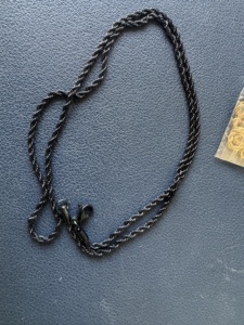 Rantai Tali Hitam Berlapis Hitam Yiwu Aceon Velle Stockment Pengiriman Cepat Panjang <span class=keywords><strong>20</strong></span> Inci Harga Grosir Murah - Product Image 5