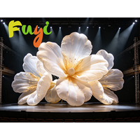 Nouvelle conception de fleur gonflable géante à LED pour la décoration de scène, les événements, les fêtes, les festivals, fleur lumineuse gonflable