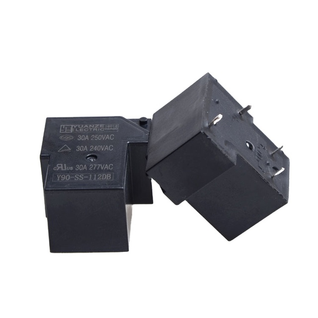 Y90 30A/40A Air Conditioner PCB Relay T90 12VDC Rele 6pin 5pin JQX-15F High Power Relay Miniature Epoxy Electromagnetic Relay