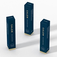 Emballage en papier cosmétique de luxe écologique personnalisé avec logo, tube de rouge à lèvres brillant en carton, petit rectangle, emballage de beauté, huile à ongles