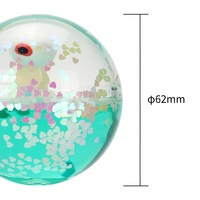 Personnalisé 45mm 62mm 83mm TPU Matériau Sable Liquide Balle Anti-Stress Mignon Cube Squeeze Jouet Élastique Flux Liquide Jouets Promotionnels