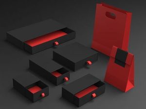 Recycled Unique Luxury colour Cardboard Packaging Jewelry <b>Gift</b> <b>Box</b> Custom logo - Product Image 4