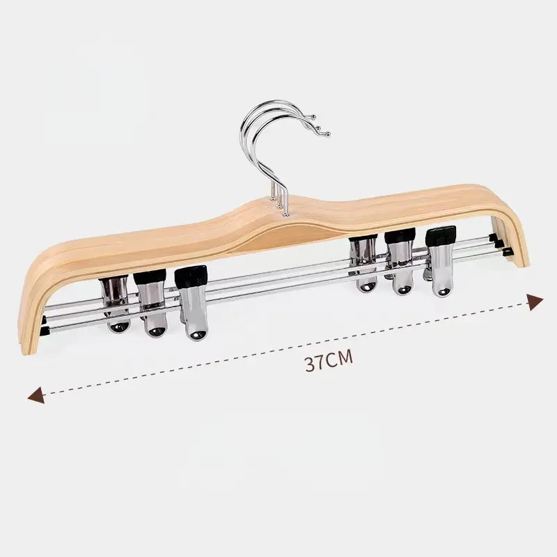 No. 1 Plywood pant   skirt hangers Popular Hot Sale Clothes Casual Dresses clothes hanger kids wood hangers