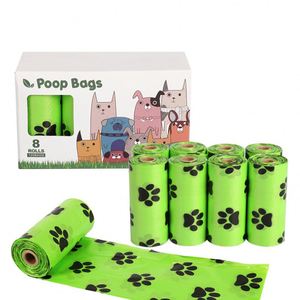 Sacs à déjections pour chiens et chats biodégradables et compostables en amidon de maïs, durables et écologiques, très demandés - Product Image 4