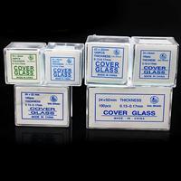 High Quality Multi Size Chemistry Glassware Equipment Microscope Cover Glass Slip Slide 22x22 cm for Laboratory Using