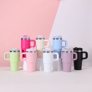 Tasse Isotherme <span class=keywords><strong>Enfant</strong></span> Personnalisable avec Logo, en Acier Inoxydable Double Paroi, 14 oz, à Sublimation, avec Poignée - Product Image 4