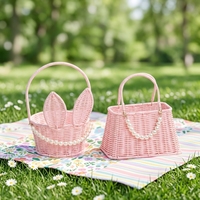 Panier suspendu en rotin PE tressé à la main, flexible, écologique, moderne, grande capacité, pour mariage, extérieur, salon
