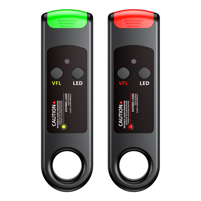 Factory-direct Sales Pen-style Rechargeable Red Laser Pointer 100 MW Fiber-optic Alignment Tool One-year Warranty Lightweight 5g
