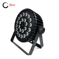 Projecteur LED Slim 24 x 18W RGBWA+UV 6-en-1 avec châssis en aluminium pour concerts, scènes et DJ