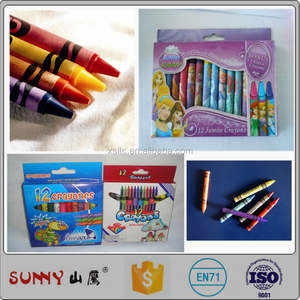 Оптовая продажа, дешевые восковые мелки для школьных классов, набор цветов в пластиковой коробке, идеально подходит для студентов и художественных проектов - Product Image 3