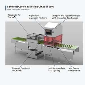 Haute précision CCD/COMS Machine d'inspection visuelle optique Sandwich Cookie maïs tortilla Biscuit inspecteur - Product Image 4