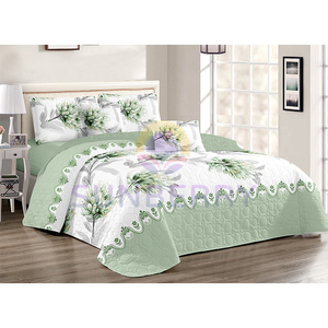 Couvre-lit imprimé en gros, rembourrage en coton, couette, motif floral magnifique, literie pour usage domestique - Product Image 2
