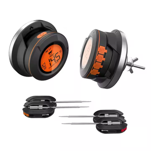 तापमान गेज थर्मामीटर निर्माता स्टेनलेस स्टील बारबेक्यू बीबीक्यू स्मोकर ग्रिल थर्मामीटर तापमान गेज - Product Image 2