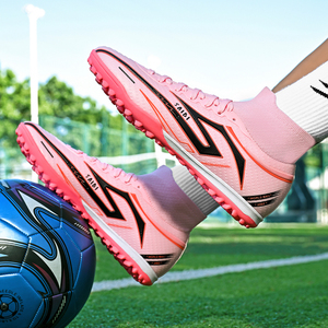 Chaussures de football professionnelles personnalisables pour l'entraînement <span class=keywords><strong>en</strong></span> <span class=keywords><strong>salle</strong></span> et <span class=keywords><strong>en</strong></span> extérieur, vente directe d'usine, chaussures de football de sport <span class=keywords><strong>en</strong></span> gros - Product Image 6