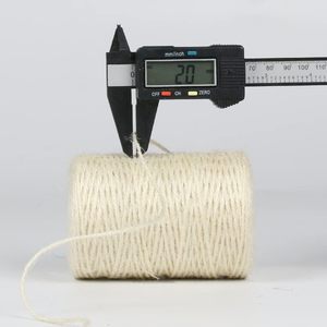 Cuerda de Yute Natural Reforzada para Tapicería y Ribetes, Cuerda de Cáñamo Versátil de Fácil Manejo, Rollo de 328 Pies - Product Image 2