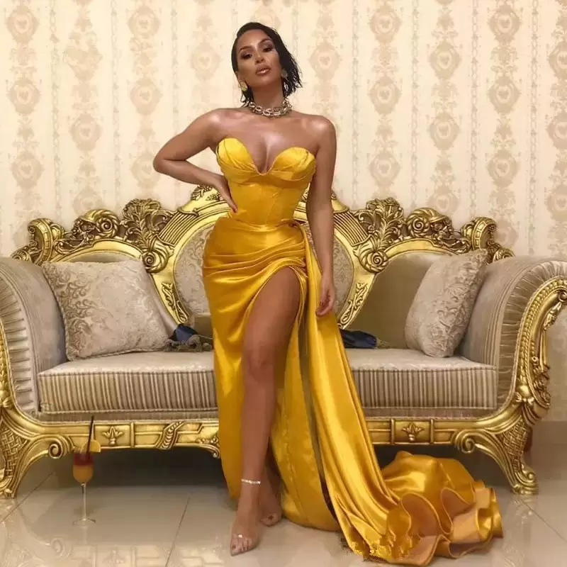 Gold Runway Dress - Sparkle Sequin Party Gown Gold Runway Dress - Sparkle Sequin Party Gown