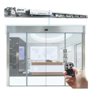 automatic door D5 double glass sliding door automatic sliding gate opener