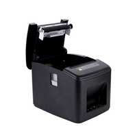 Printer Resi Termal Langsung Hongwen Murah 80mm dengan Pemotong dan Antarmuka USB, Kecepatan Cetak Tinggi 200mm/s 203dpi, Tersedia
