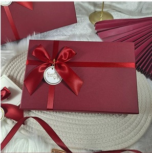 Customized <b>Design</b> Elegant Business Ribbon Brand Activity Small Box Craft Gift Box <b>Packaging</b> - Product Image 2