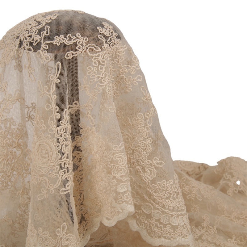 High Quality Luxury Golden Net Lace