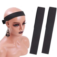 Bande à Perruque Réglable Anti-Glisse du Fabricant, Bandeau Élastique pour Fondant de Dentelle Frontale