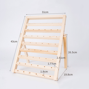 Support <span class=keywords><strong>de</strong></span> canette en bois massif pour support <span class=keywords><strong>de</strong></span> rangement <span class=keywords><strong>de</strong></span> <span class=keywords><strong>fil</strong></span> pour outils <span class=keywords><strong>de</strong></span> tréfilage tressés à la main bricolage support <span class=keywords><strong>de</strong></span> <span class=keywords><strong>bobine</strong></span> <span class=keywords><strong>de</strong></span> <span class=keywords><strong>fil</strong></span> d'enroulement - Product Image 4