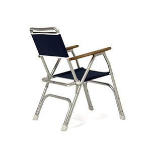Xiamen Sunshine Marine Chaise longue Bleu Marine Bateau Chaise Pliante Rembourrée En Acier Inoxydable Anodisé Chaise À Vendre - Product Image 5