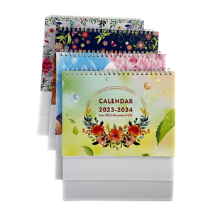 Calendrier de bureau à spirale mensuel avec logo personnalisé de dessin animé Kawaii, imprimé, organisateur de station, <span class=keywords><strong>2022</strong></span> <span class=keywords><strong>2023</strong></span>, support de table, calendrier à retourner - Product Image 5