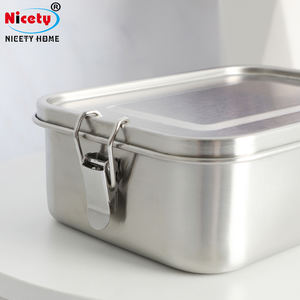 Edelstahl Snack Container Lunchbox aus Edelstahl mit 2/<span class=keywords><strong>3</strong></span> Fächern - Product Image 3