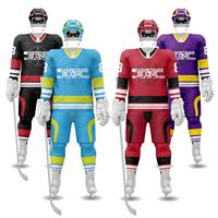 Uniforme de Hockey sobre Hielo Sublimado, Tela de Secado Rápido, Anti-Pilling, Costuras Reforzadas, Personalizable para Clubes, Escuelas y Torneos