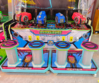Machine de jeu d'arcade à monnayeur Plants Vs. Zombies avec tir de pistolets à eau, en métal et plastique, pour 4 joueurs, pour usage intérieur, en anglais