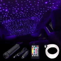 Fantástica Oferta de Fábrica: Kits Interiores de Fibra Óptica para Techo de Coche con Luces de Estrellas y Accesorios RGB con Control Remoto/APP/Sonido
