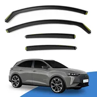 Déflecteurs de vent et pare-pluie pour Citroën DS7 MK1 2018 et après, 5 portes, Crossback, 4 pièces