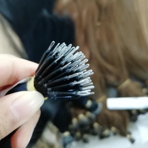 Extensiones de cabello humano Remy de doble <span class=keywords><strong>punta</strong></span>, calidad superior, 1g/0,8g/0,5g - Product Image 3