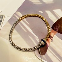 14K/18K oro sólido 0.994CT pulsera de diamantes de laboratorio, cadena pesada de 12,37G, joyería CVD certificada IGI para venta al por mayor