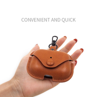 Harga Grosir Casing Earphone Portabel Pelindung Penuh Bahan Kulit Kompatibel untuk airpods 12 Tas Earplug Apple Nirkabel