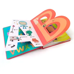 Buku Anak belajar ABC buku papan belajar huruf untuk anak-anak buku pendidikan dini untuk anak-anak