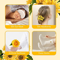 Get Well Soon Gift Basket Care Package Cadeaux de tournesol pour les femmes Maman Anniversaire Unique Envoi Sunshine Gift Relaxation