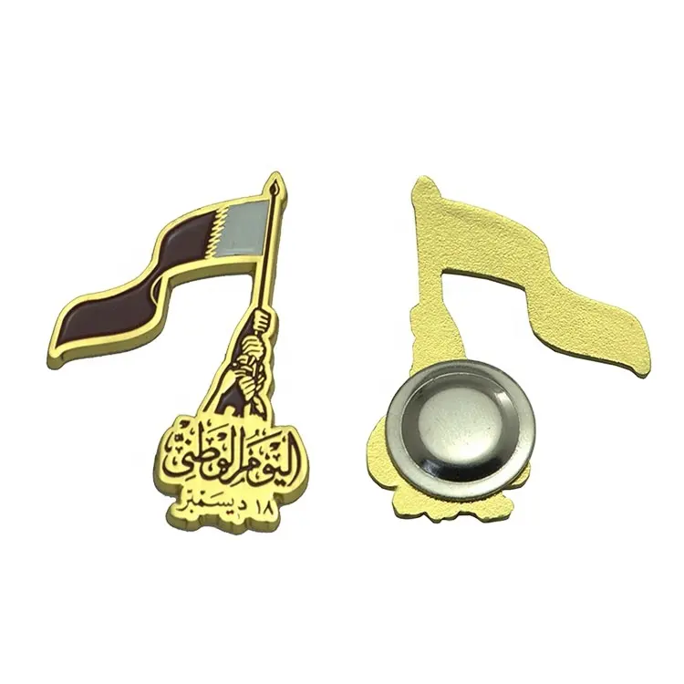 Distintivo del perno del magnete dei regali di festa nazionale del Qatar