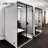 Cabine Acoustique Flexible et Conviviale pour Appels Professionnels et Réunions – Idéale pour Écoles, Aéroports et Studios