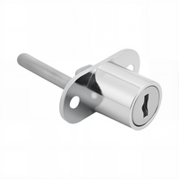 Serrure de tiroir à triple verrouillage 288 en alliage de zinc, durable, avec clé, pour chambre, salle de sport, extérieur, hôtel, entrée d'école