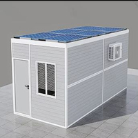 Casa Plegable Portátil de 20 pies, Fabricada en China, Casas Prefabricadas Pequeñas, Listas para Usar, Contenedor Plegable, Oficina
