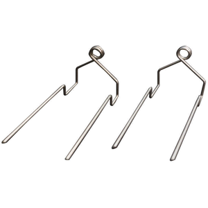 Auspit Squeezeloc Spike 130mm en acier inoxydable, lot de 2 pour brochettes de rôtissoire - Product Image 1