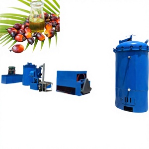 Automatic New High Efficiency Mini Palm Oil Extraction Machine CPO Mill Processing Refining Line with Stainless Steel - Product Image 1